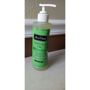 Bon Vital' Organica Massage Oil, Professional Massage Therapy Oil 8oz New
